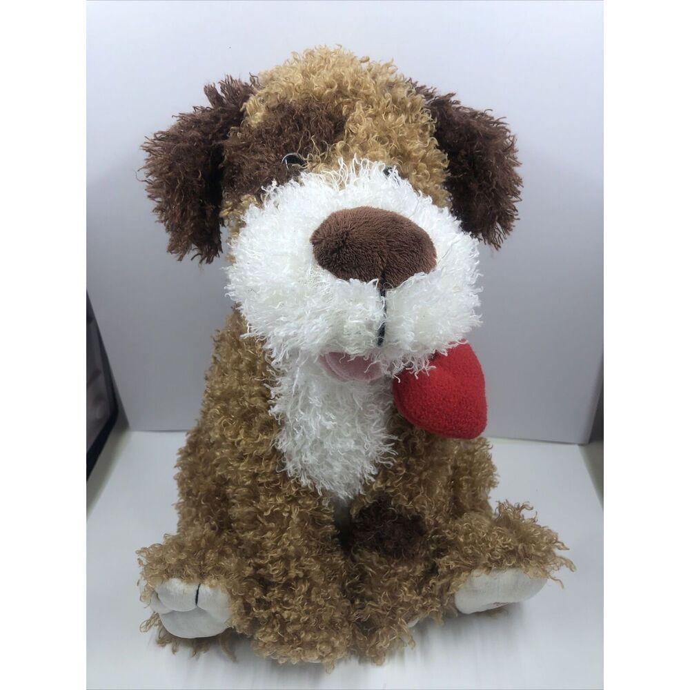 Valentine Hallmark Talking Buddy Wants A Hug Dog  Plush11” Animatronic Ears Move